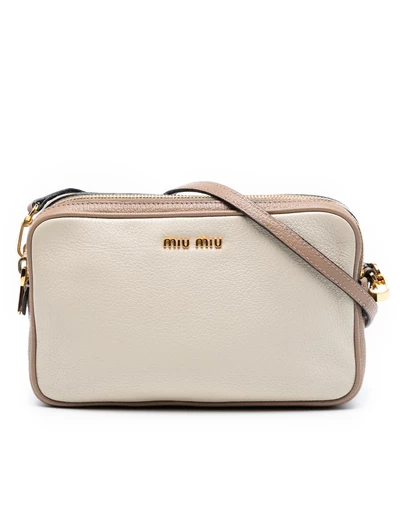 Pre-Loved by Azura Reborn - Pre-Loved Bicolor Madras Double Zip Camera Bag