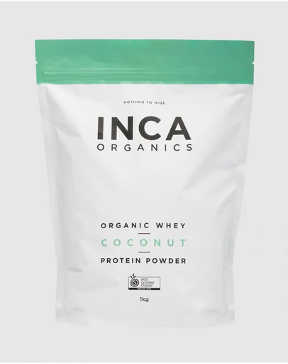 Inca Organics - Certified Organic Whey Protein Powder - Coconut