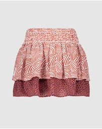 B.Nosy - Zebra Print Ruffle Skirt - Kids-Teens