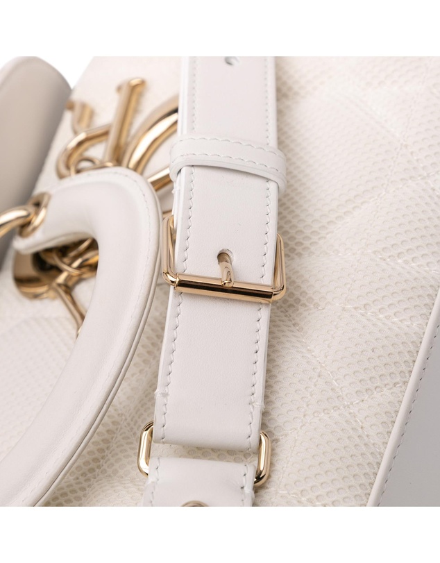 Pre-Loved by Azura Reborn - Pre-Loved dior Dior Caro Mini Bag Perforated Canvas