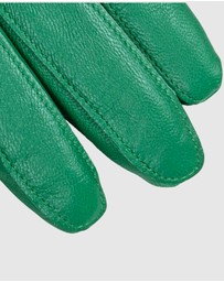 DENTS - Long Above-Elbow Lined Leather Gloves
