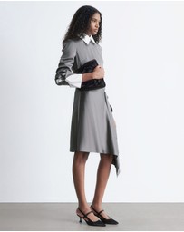 & Other Stories - Asymmetric Long-Sleeve Mini Dress