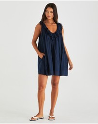 Sass - Belen Ruffled Neck Mini Dress