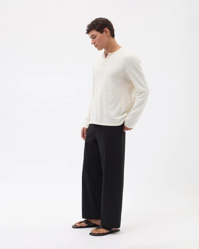 AERE - Relaxed Cropped Leg Chinos