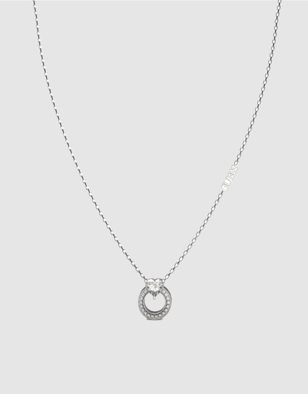 GUESS - Silver-Tone M'ama Non M'ama Necklace