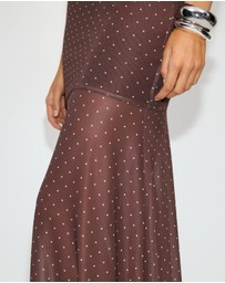 Dazie - Into You Mesh Maxi Dress