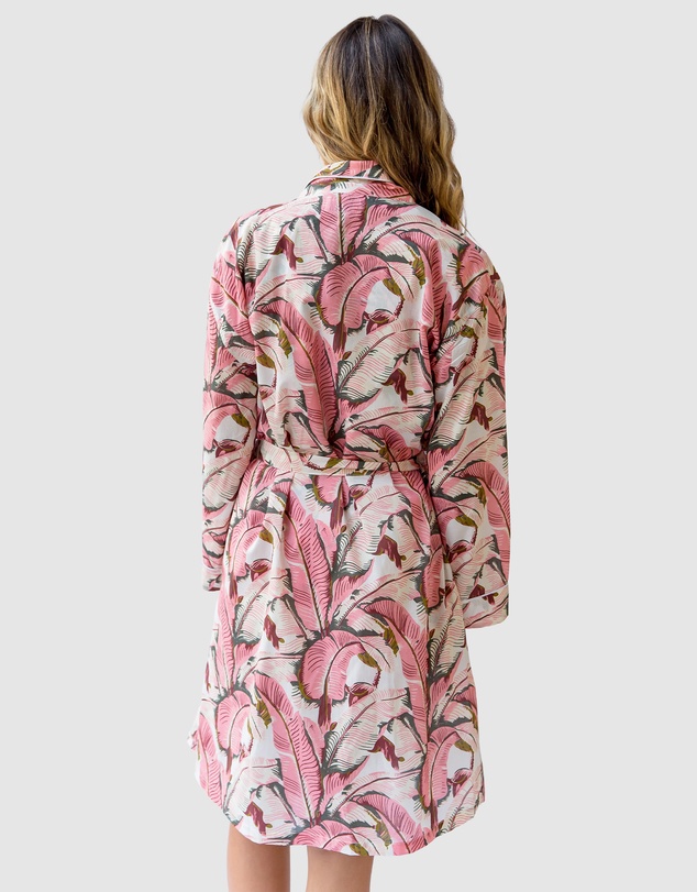 Sant And Abel - Women's Martinique® Pink Banana Leaf Robe