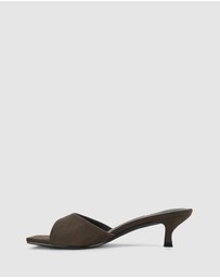 Verali - Alyssa Kitten Heel Mules