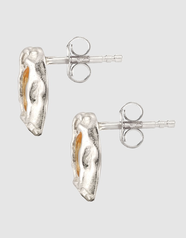 Elli Jewelry - Elli Jewelry Citrine Stud Earrings in 925 Silver