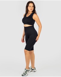 B Free Intimate Apparel - Seamless High Waist Long Biker Shorts