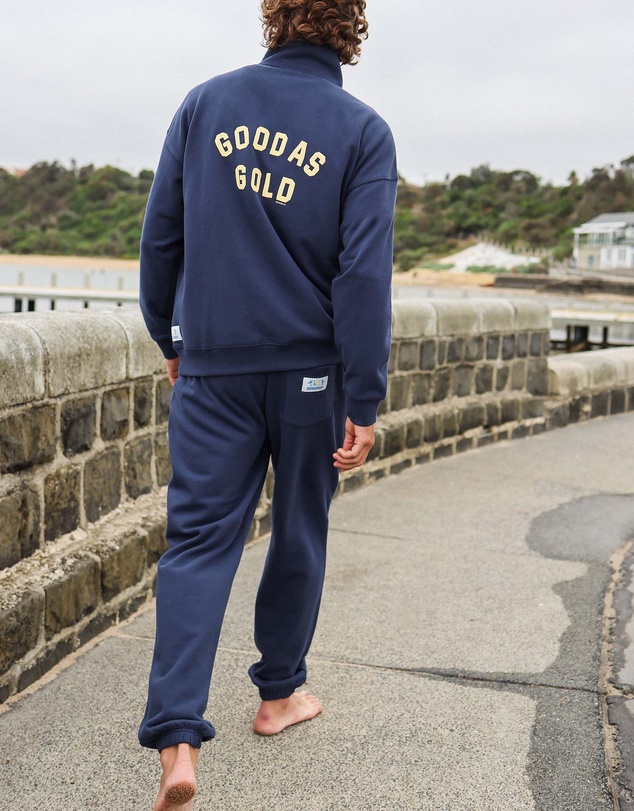 Skwosh - Good As Gold Sweat Pant in Navy