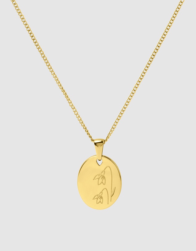 Pastiche - January Birth Flower Necklace