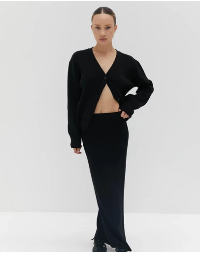 Style Addict - Knit Maxi Skirt