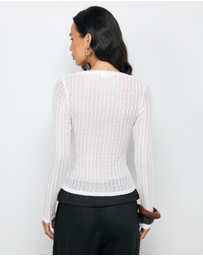 AERE - Valentina Long Sleeve Top