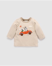 Purebaby - Flying Car Thick Tee -Kids-Babies
