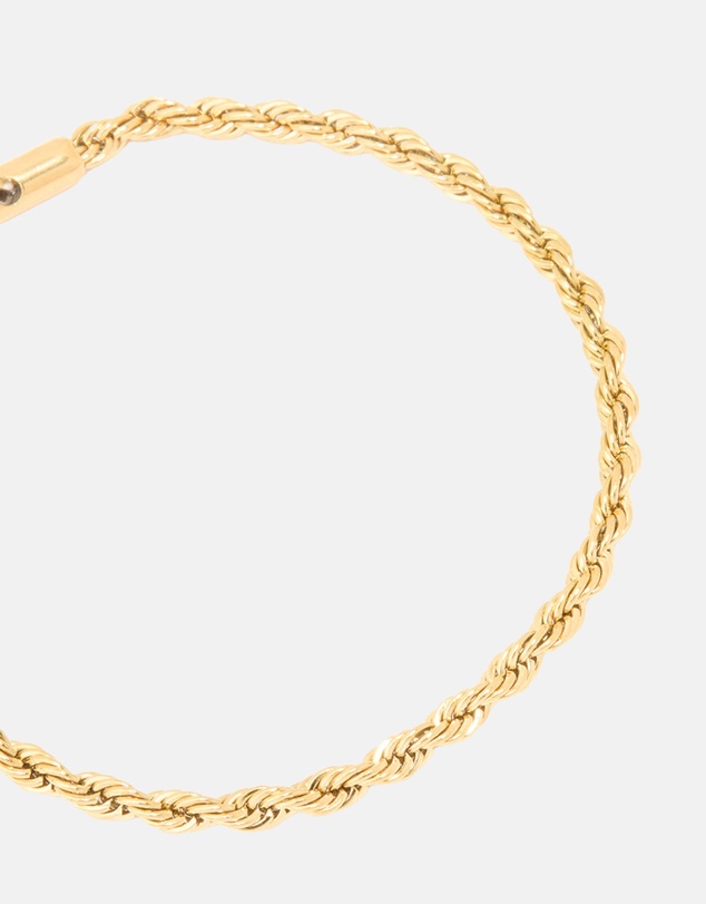 Lovisa - Waterproof Gold Plated Stainless Steel Twisted Chain Bracelet