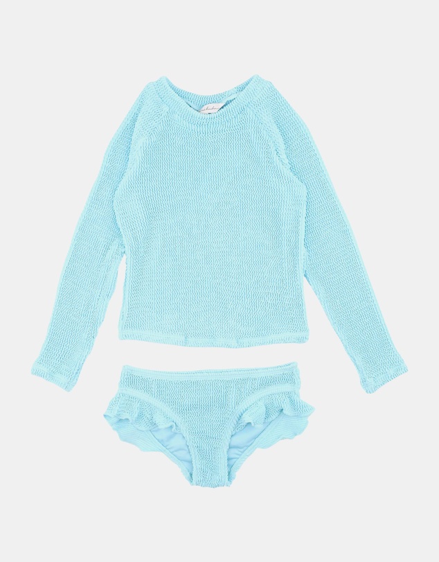 Minihaha - Blue Fizz Crinkle LS Rash Set - Babies-Kids
