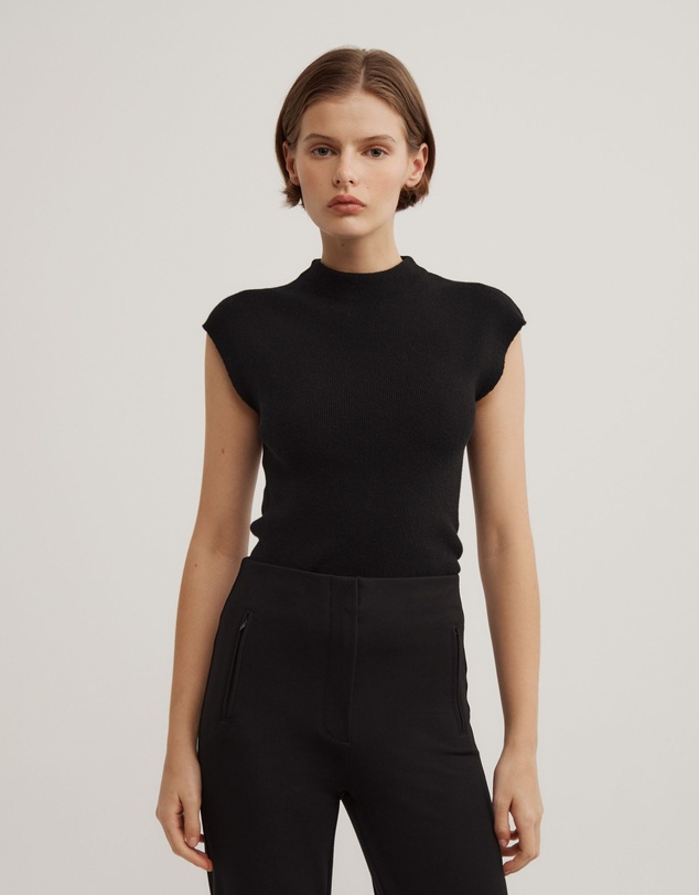 Witchery - High Neck Knit T-shirt