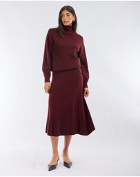 Amelius - Jacqueline A-Line Knit Skirt