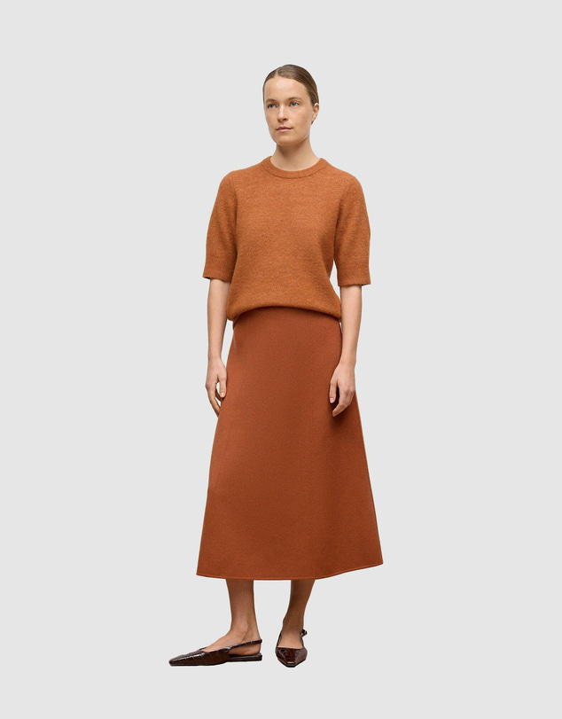 Trenery - Double Faced Wool Skirt