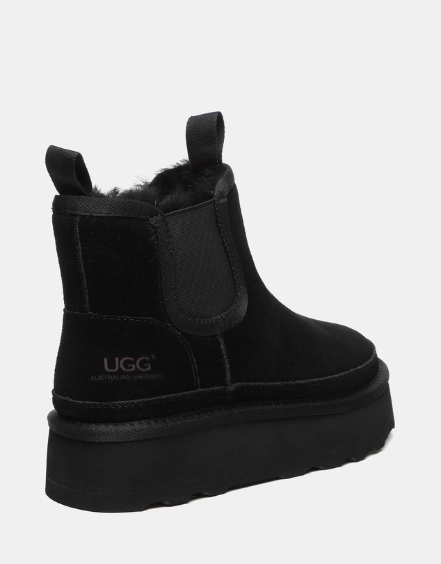 EVERAU - Australian Shepherd Ugg Chelsie Platform Cow Suede Upper UGG Boots