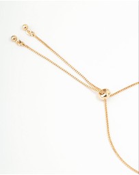 Lovisa - Gold Plated Pearl & Mini Butterfly Toggle Bracelet