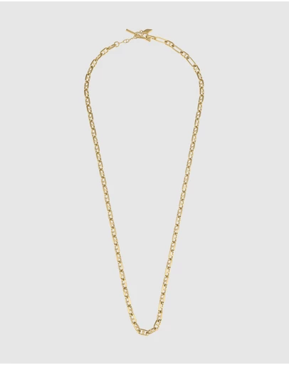 Fossil - Heritage Gold Tone Pendant Necklace