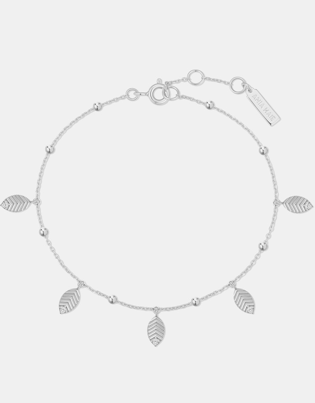Ania Haie - Silver Leaf Station Bracelet