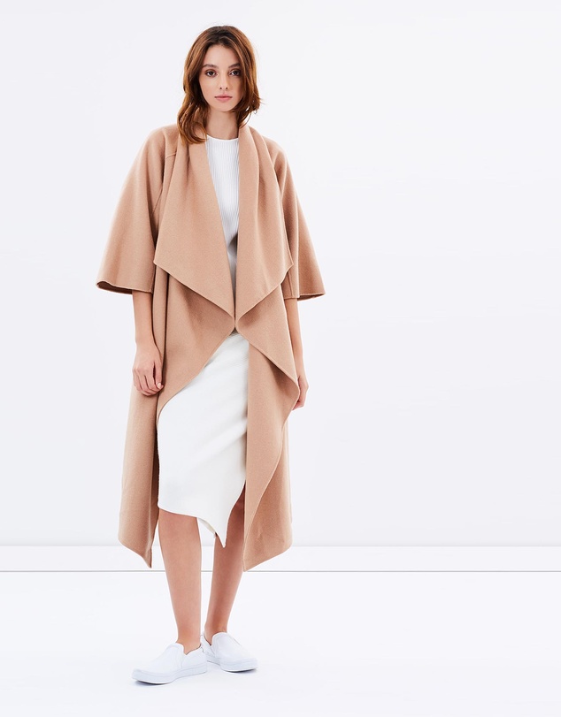 FRIEND of AUDREY - Oversized Wrap Coat