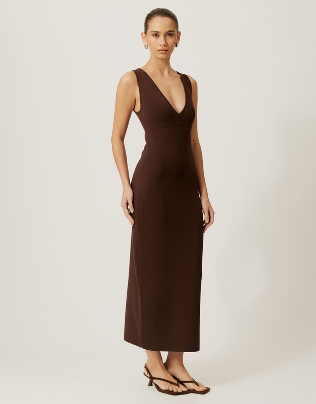 Tussah - V-Neck Knit Dress