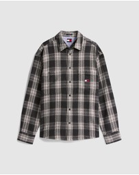 Tommy Jeans - Relaxed Check Brushed Overshirt