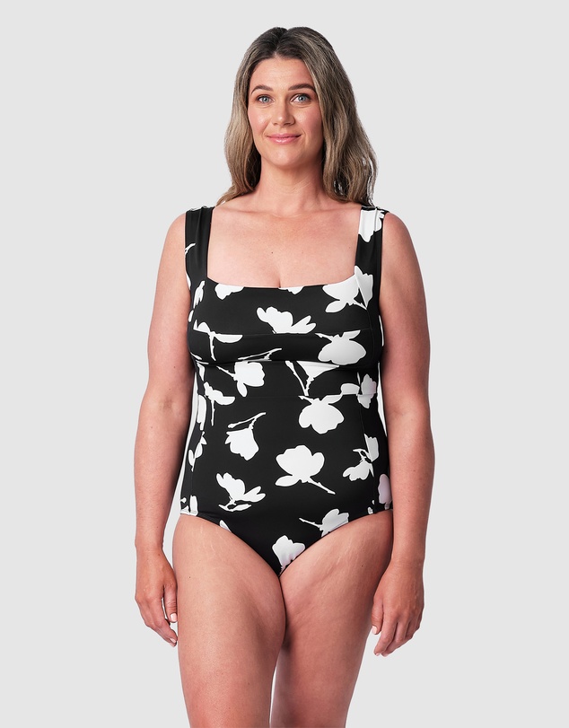 UNE PIECE - Classic Square Neck One Piece Swimsuit