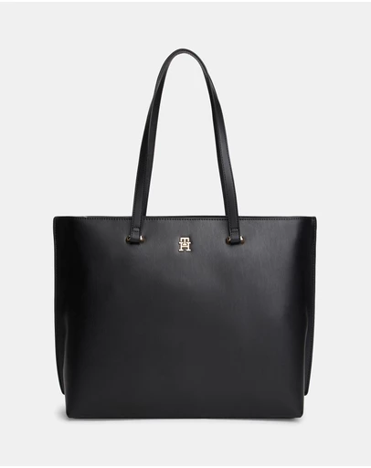 Tommy Hilfiger - Gold Detail Zipped Tote Bag