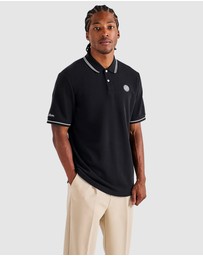 Malbon - Fairway Applique Pique Polo