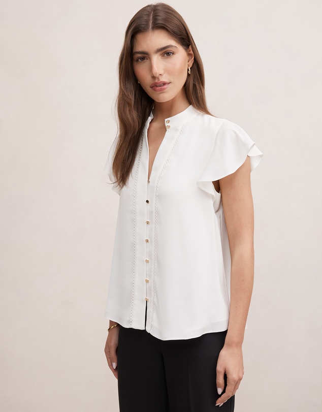 Forever New - Jennie Trim Detail Blouse
