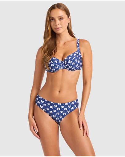Seafolly - Batik Bloom Retro Bikini Bottom