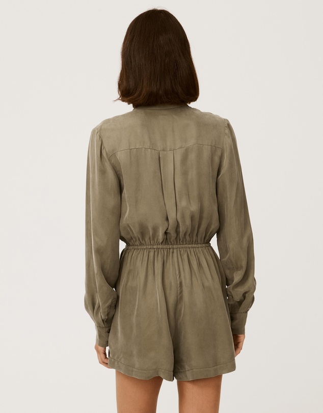 Calli - Pam Cupro Playsuit