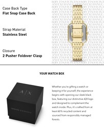 Armani Exchange - Gold Tone Analogue Watch