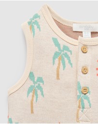 Purebaby - Jacquard Onesie -Kids-Babies