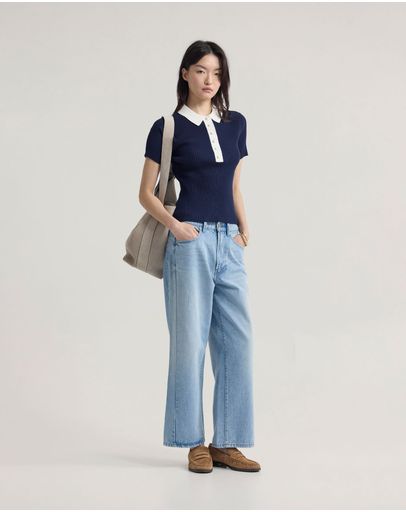 Navy/Ecru