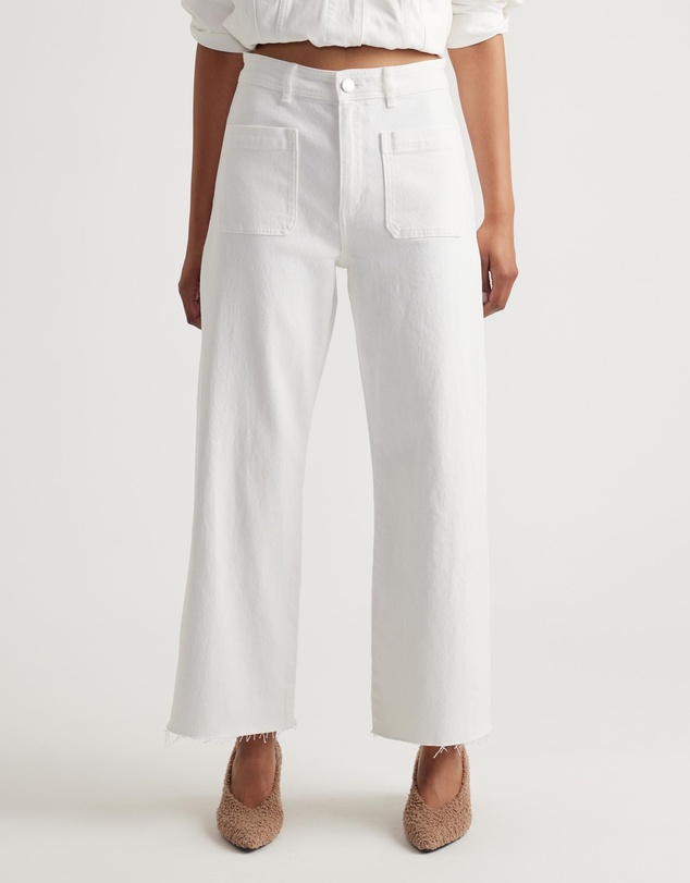 Decjuba - Darcy Cropped Wide Leg Jeans