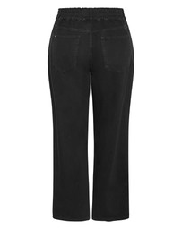 City Chic - Plus size Harley Fit Stretched Waist Jean - black