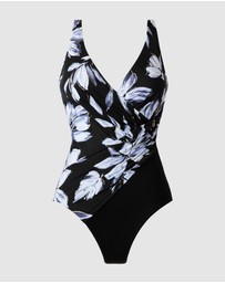 Miraclesuit Swimwear  - Fiore Di Luna Oceanus Plus Sized Shaping Swimsuit