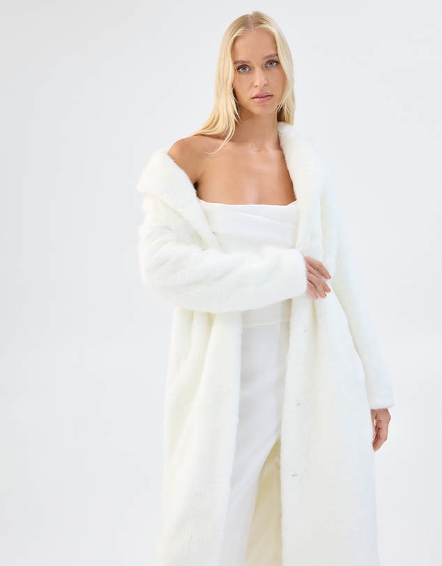 Unreal Fur - Dove Coat