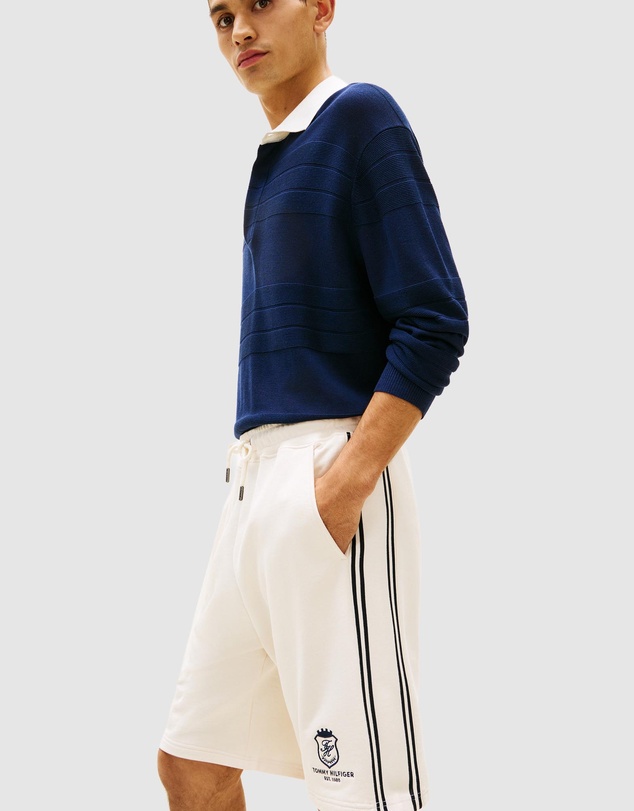 Tommy Hilfiger - Crest Embroidery Lightweight Relaxed Sweat Shorts