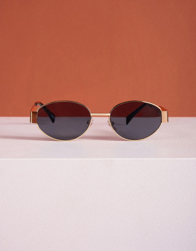 Azzurielle - Simona Gold Frame Sunglasses