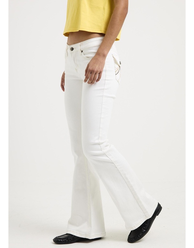 Neon Hart - Sarki Low Rise Flare Denim Jeans