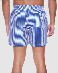 Boardies - Boardies Deck Stripe Mid Length Swim Shorts