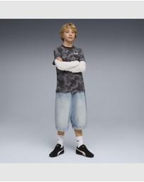 Puma - Essentials All Over Print Camo Tee - Teens