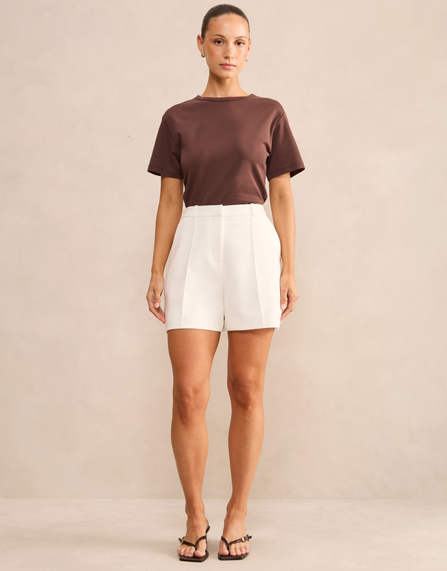 Forever New Petite - Chelsea Petite Pintuck Shorts